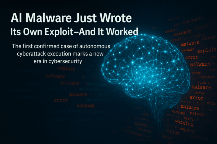 AI Malware Just Wrote Its Own Exploit
