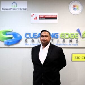 Clayburn Figredo Founder of Cleaning Edge Solutions