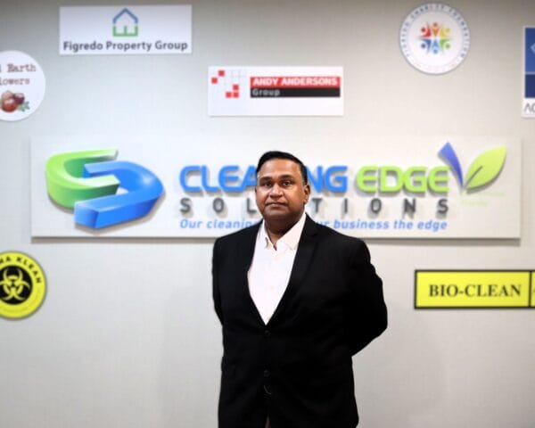 Clayburn Figredo Founder of Cleaning Edge Solutions